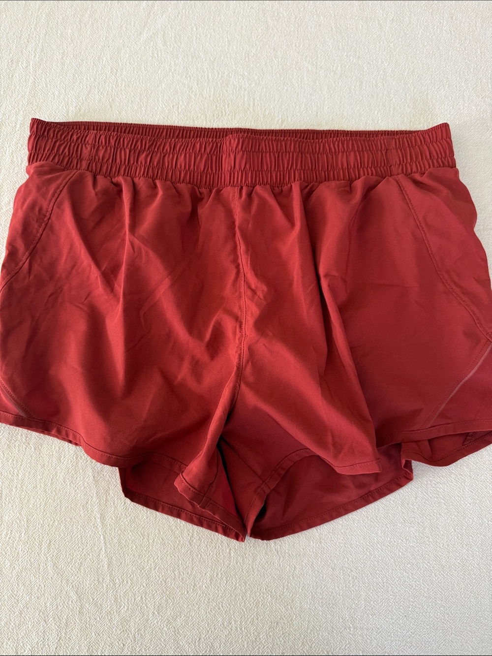 all in motion Women's Deep Red Athletic Shorts